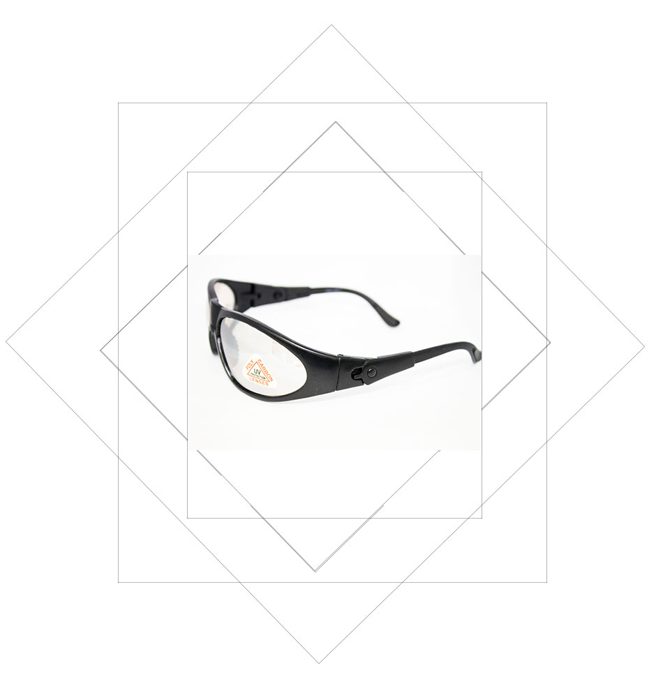 111 Safety Spectacles Anti-Scratch, Non-Slip, UV Protection, Anti-reflective Clear lens