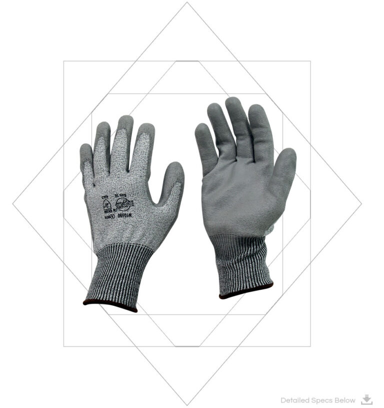 13 Gauge Grey Blade X5 Liner Cut Resistant Gloves - Cut level 5 protection gloves