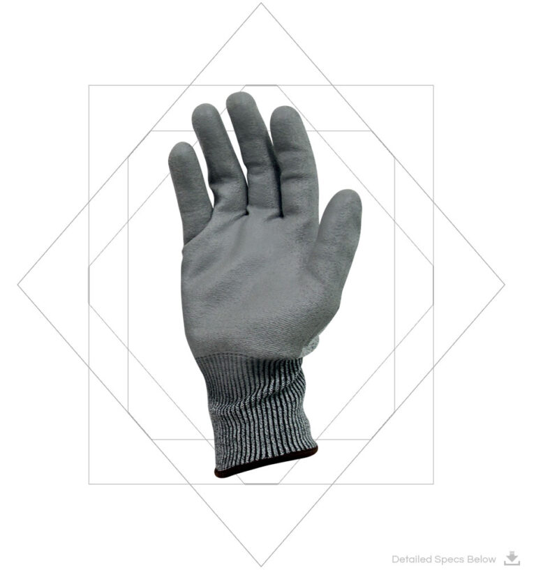 13 Gauge Grey Blade X5 Liner Cut Resistant Gloves - Cut level 5 protection gloves