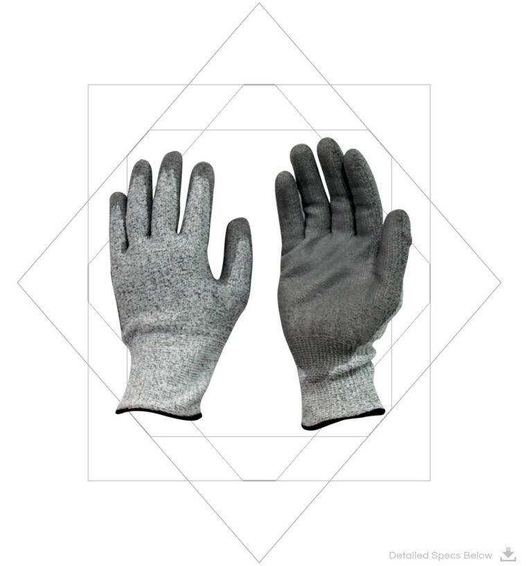 13 Gauge Seamless Dyneema Lining Gloves - Cut Protection Safety Gloves