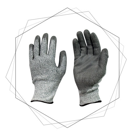 13 Gauge Seamless Dyneema Lining Gloves - Cut Protection Safety Gloves