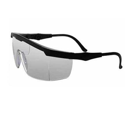 145 Black Frame Silver Lens Safety Spectacles