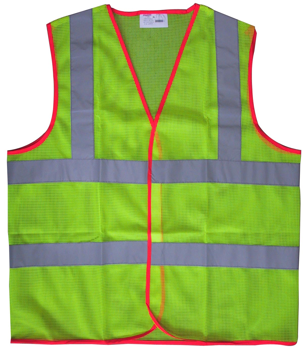  2662 Reflective Orange Vest Mesh Construction Work Wear Reflective Vest