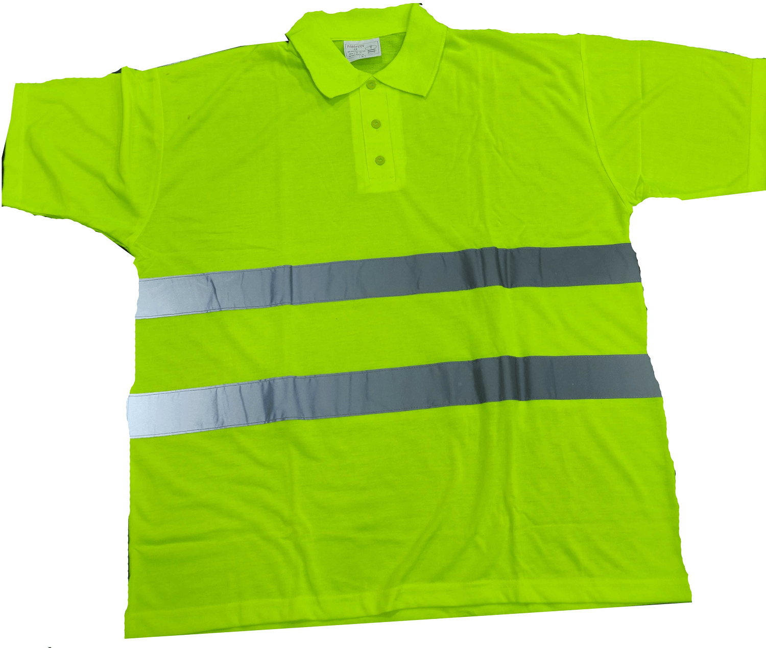 7313 Reflective T-Shirt Yellow Reflective Tape- Safety Breathable Safety Working Shirt