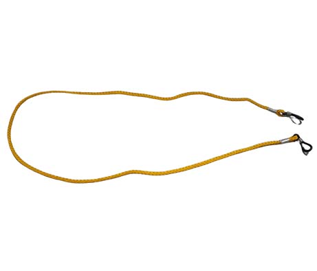  AB-01-BLACK/YELLOW CORDS FOR SPECTACLES BLACK- safety cord for eye goggles