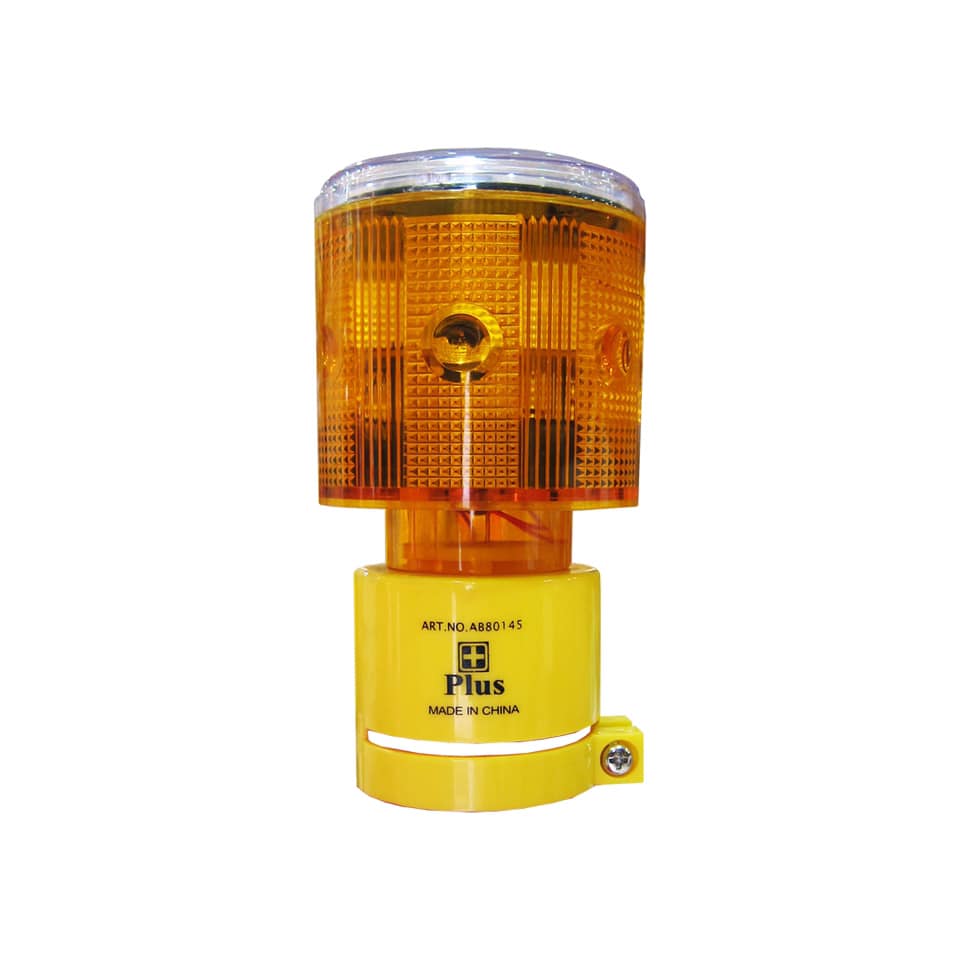 AB80145 Solar Flashing Light Amber -Solar Street Light