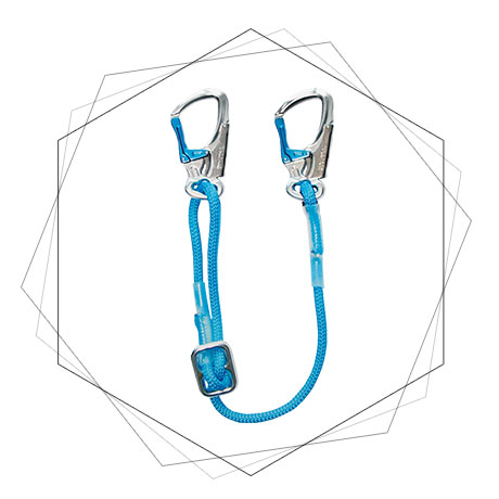  Adjustable Kernmantle Rope Lanyard