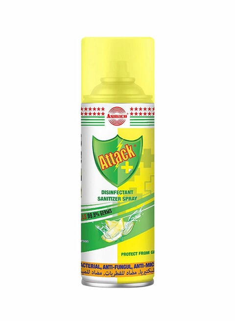  Asmaco Attack Disinfectant Sanitizer Spray -Lemon