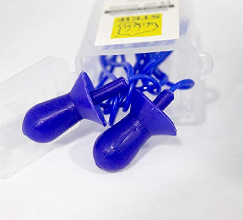  STEIF Bell Shape Silicon Earplug PVC cord Reuseable,  Bell Shape Silicone Reusable Earplugs  with PVC Cord by STEIF