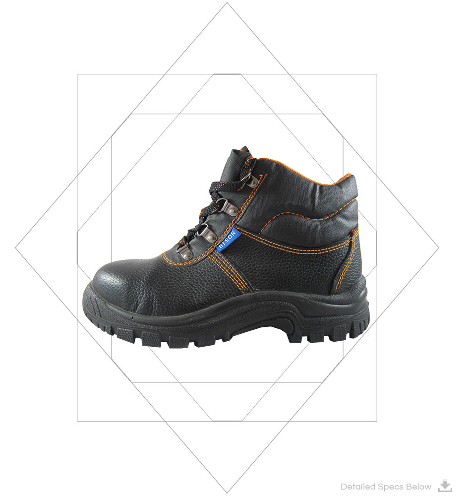 S3 Manager's Safety Shoe Bison (JML-S6037)-  Oil and Chemical resistance, Anti-Static sole, Shock absorbing Manager's Safety foot wear