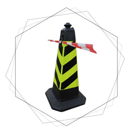  Black Square Cone