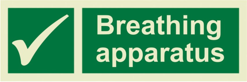 Photoluminescent IMO Breathing Apparatus Symbol-photo