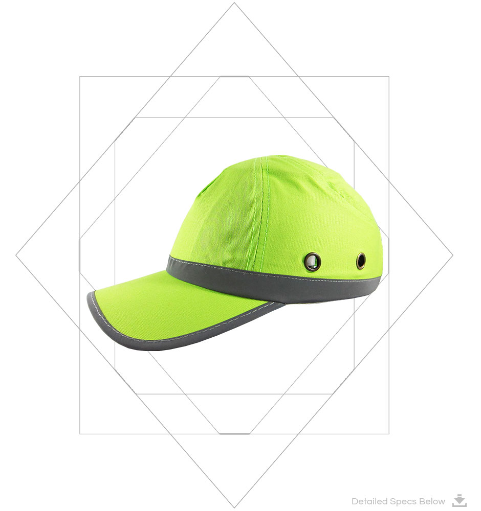 Bump Cap Fluorescent with reflective