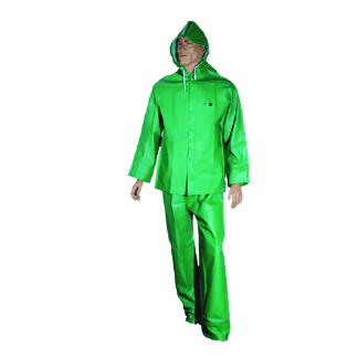 Chemical & Flame Retardant Suit - Chemical Resistant And Flame Retardant Green Suit