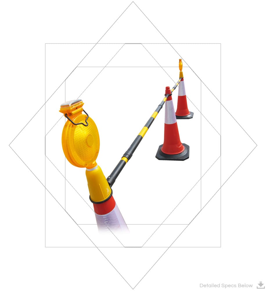 CONE BAR -Retractable Cone Bar (Traffic Cone Barrier Bar )