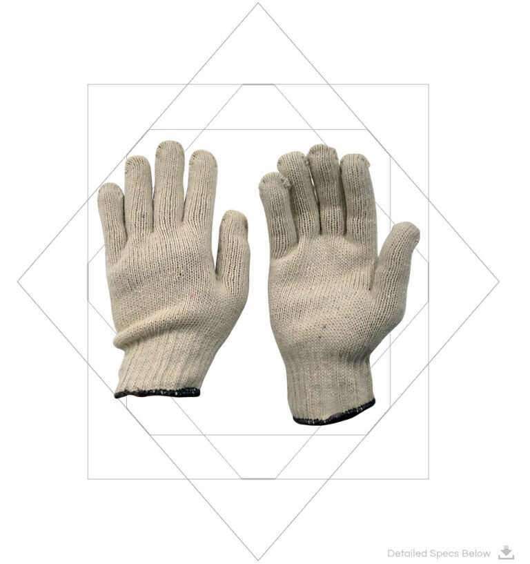 Cotton Seamless Knitted Gloves