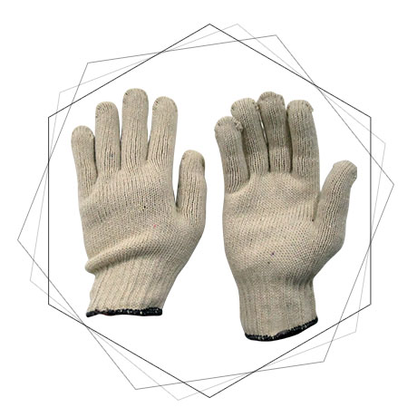 Cotton Seamless Knitted Gloves