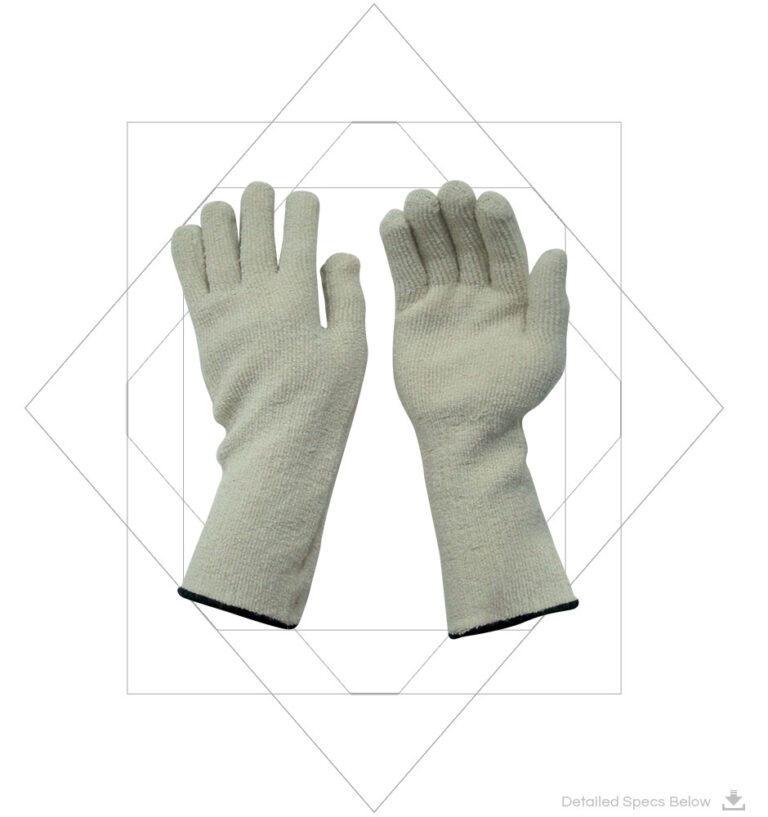 Cotton Terry Towel Gloves 34Cm- Cotton Terry Cloth Gloves