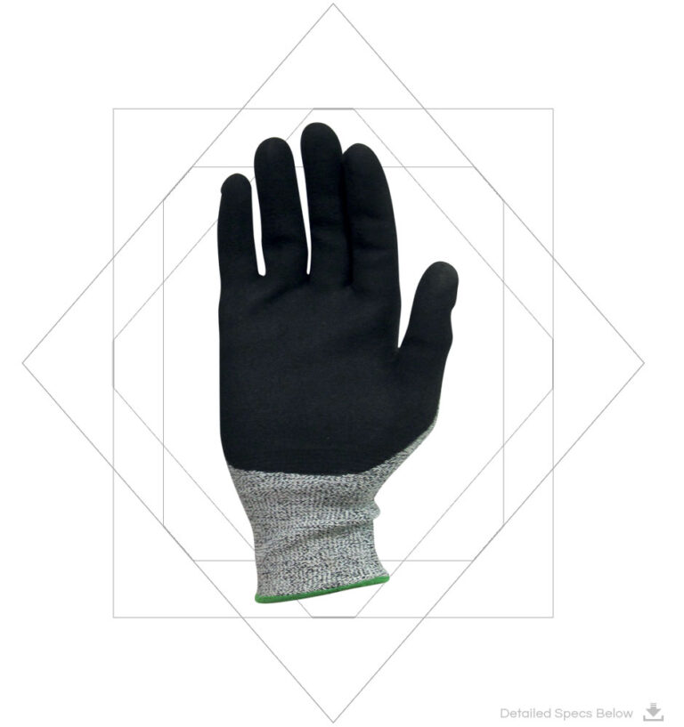 Cut Resistant Dyneema Liner Gloves - Dyneema Cut Resistant Gloves with Double Coated Palm