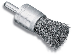 End Brush Crimped - Crimped Wire End Brush