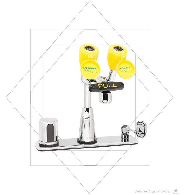 Eyesaver Sensorflo With Above-Counter Mixer For Faucet