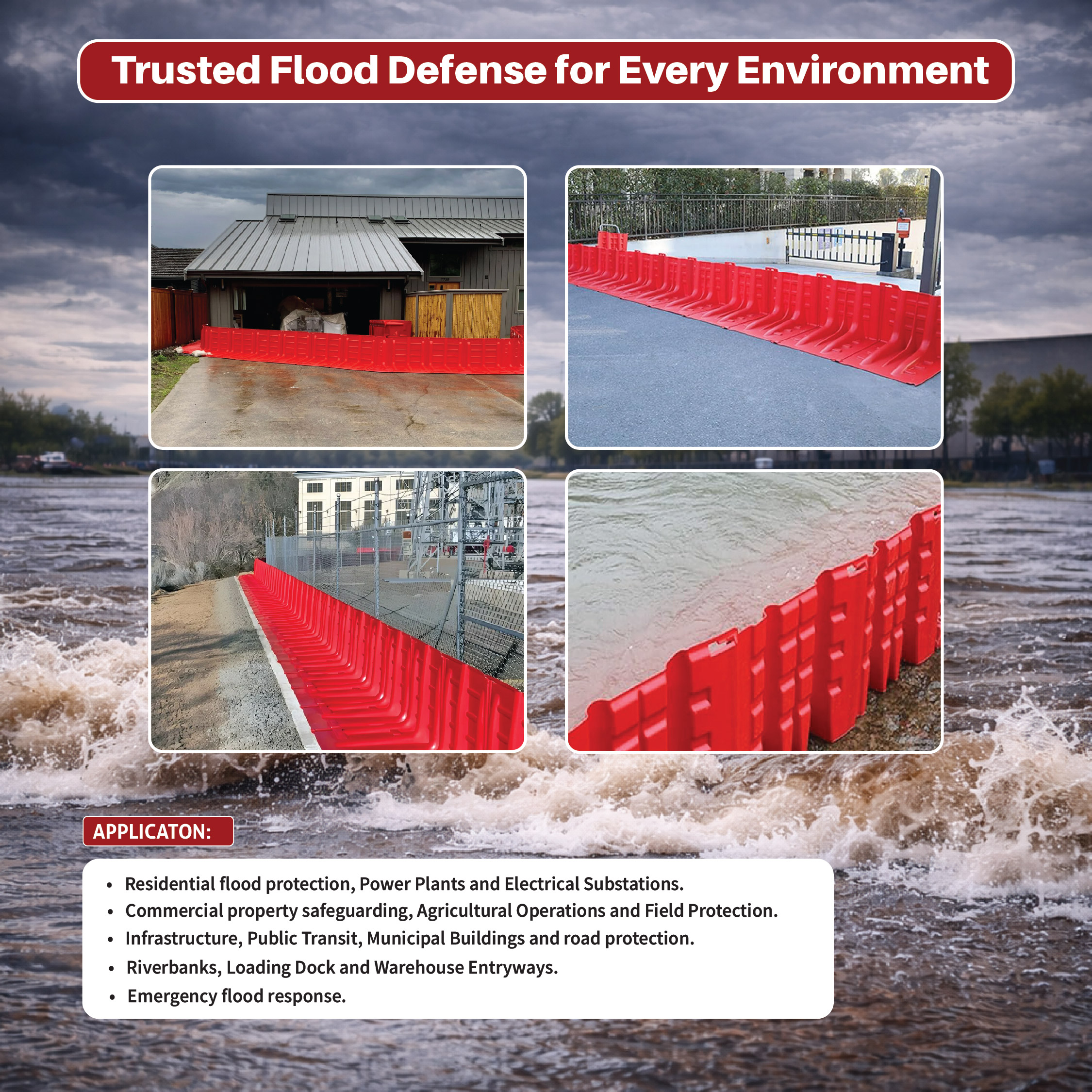 FLOOD PREVENTION BARRIER/ BOX WALL