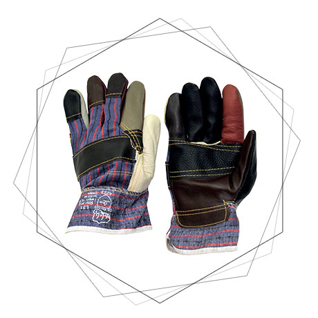 Full Grain Rainbow Color Leather Gloves L31