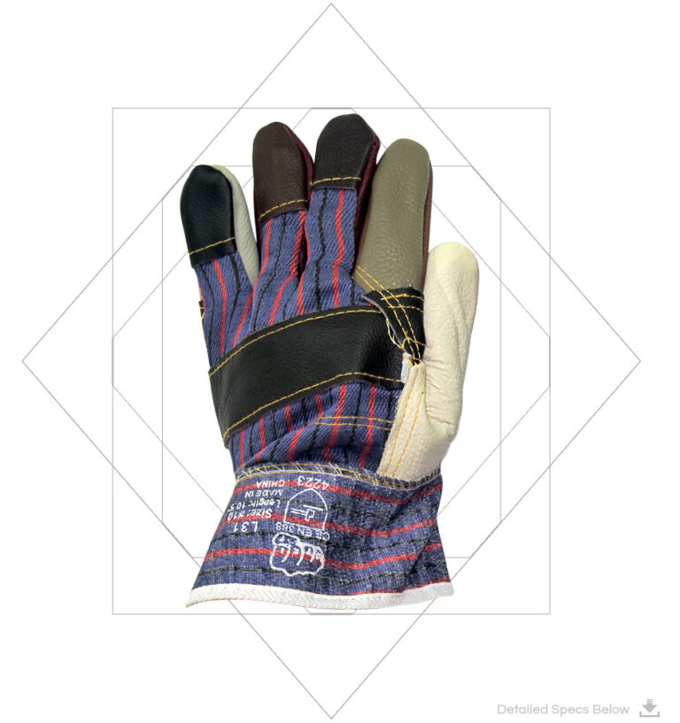 Full Grain Rainbow Color Leather Gloves L31