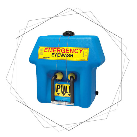 Gravityflo SE-4000, Speakman SE-4000 GravityFlo Portable Emergency Eyewash Unit for Dangerous Worksites, Blue, 21 Gallons