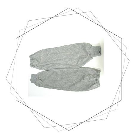  Grey Sleeves Knit Fabric