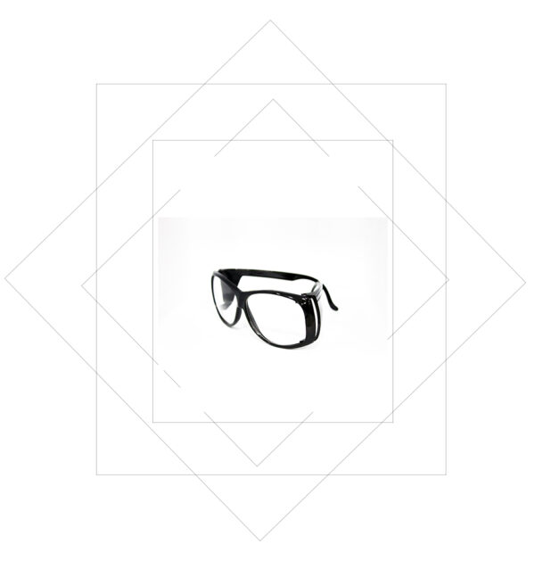 HF123 Black Frame Safety Spectacles