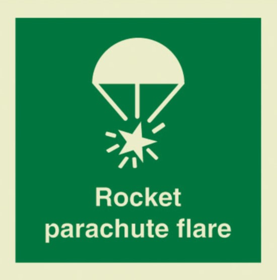 Rocket parachute Flare