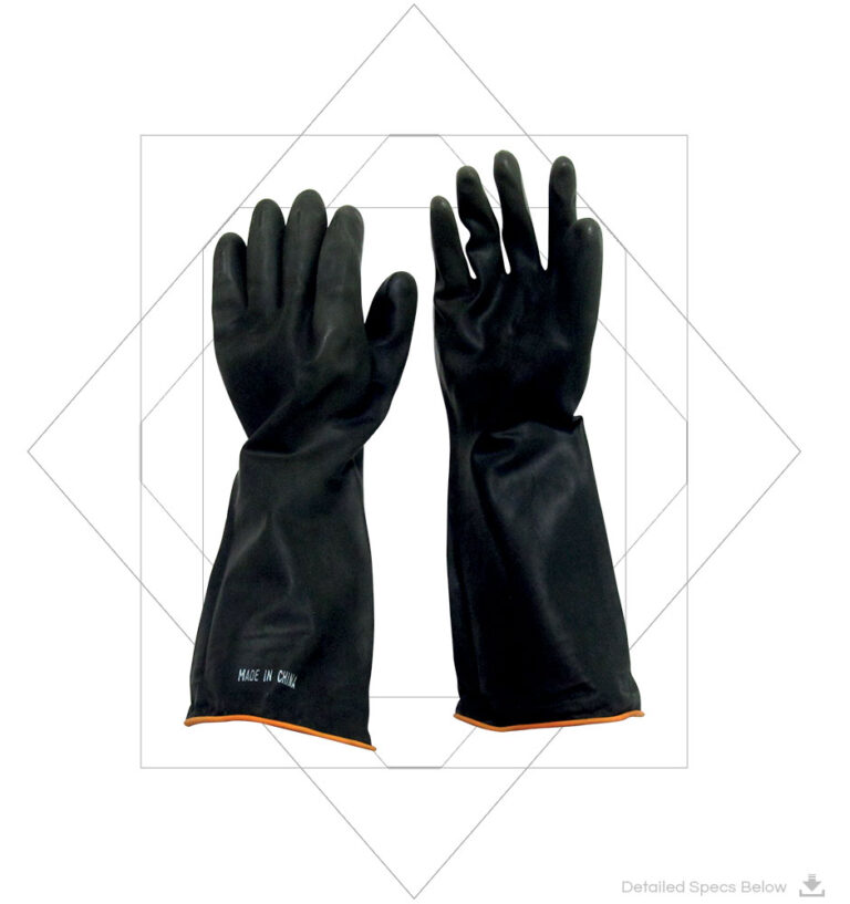 Industrial Rubber Gloves - Heavy Duty Industrial Gloves