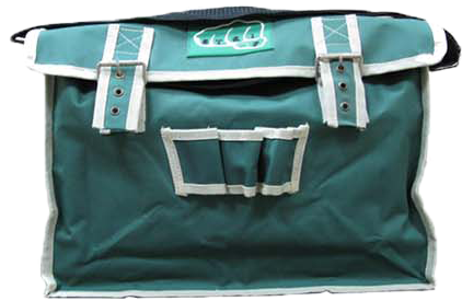 JX-10 Canvas Tool Bag 2 Pocket with 3 Tool Holder