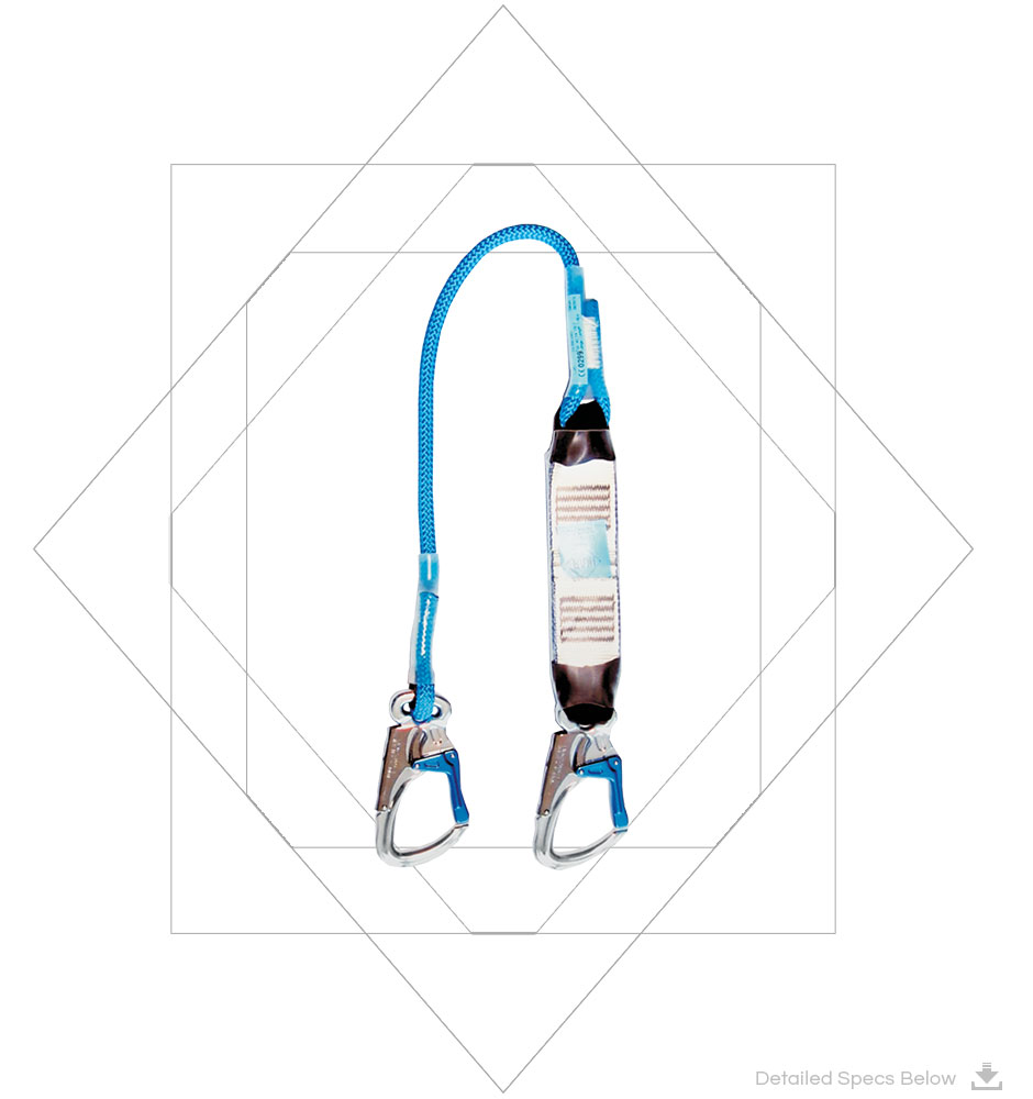 Kernmantle Rope Energy Absorbing Lanyard