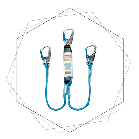  Kernmantle Rope Energy Absorbing Y Lanyard