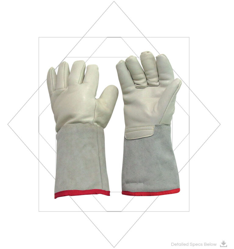 Leather Cryogenic Gloves -Usage down to minus 80oC and minus 180oC