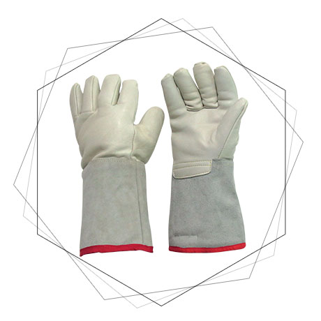 Leather Cryogenic Gloves -Usage down to minus 80oC and minus 180oC