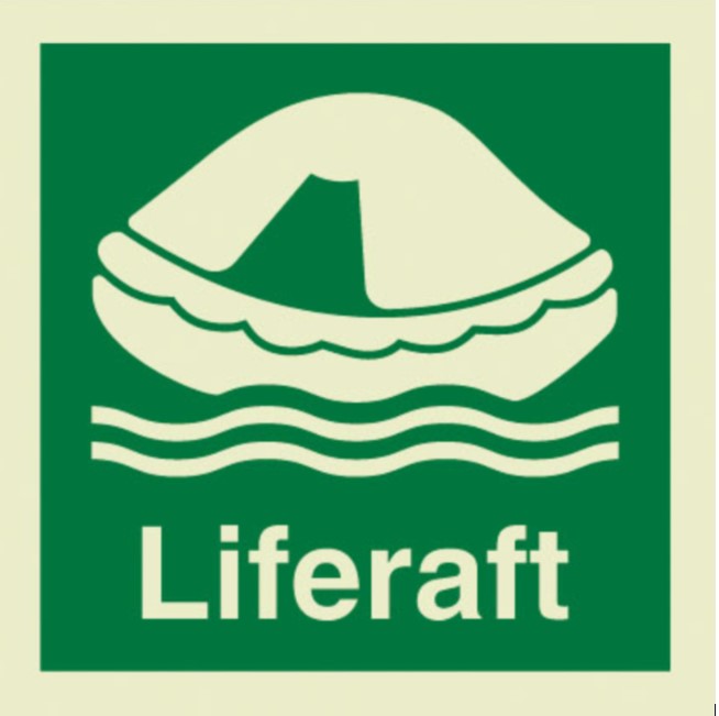 Liferaft Symbol- Ph IMO Liferaft Symbol