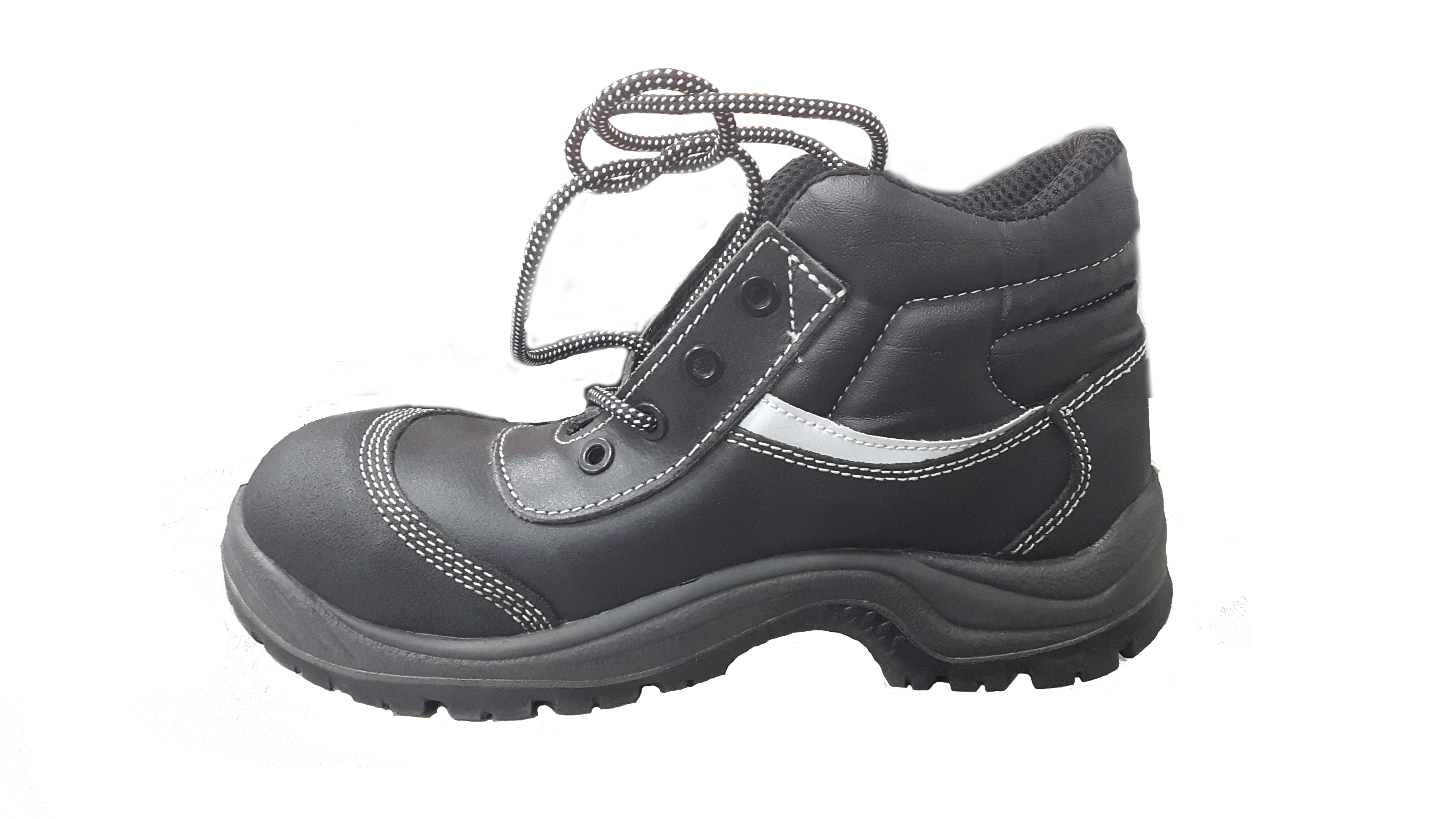 Manager`s Safety Shoe Bull- Safety Shoe, Leather shoe, Black Safety shoe - Shock absorption working safety wear