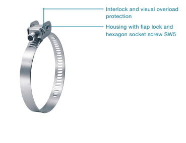 Mini Worm Drive Clamps 180 - Worm Driver Universal Clamps