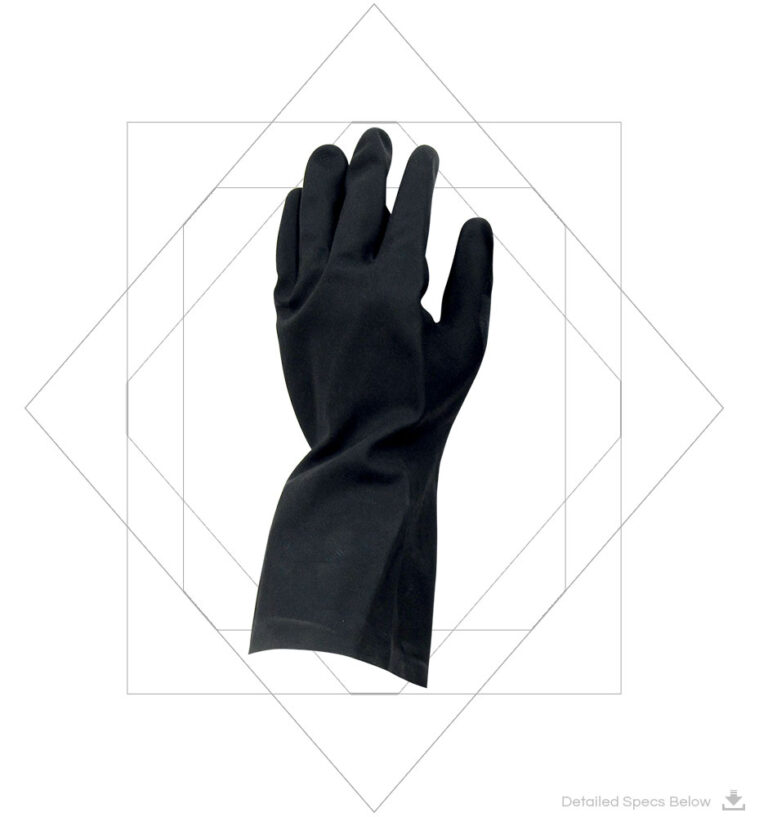 Neoprene Gloves,Neoprene Chemical Resistant Gloves - Neoprene Flock lined Gloves