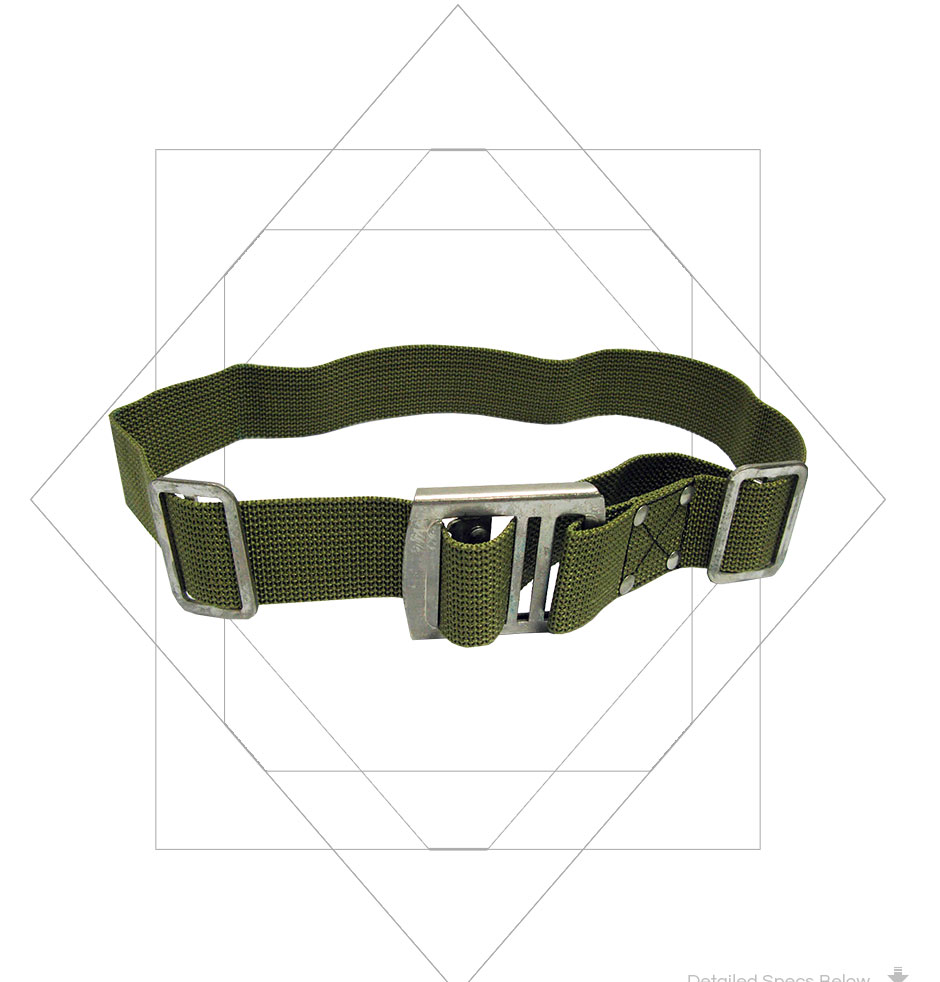 Olive Green Nylon Belt