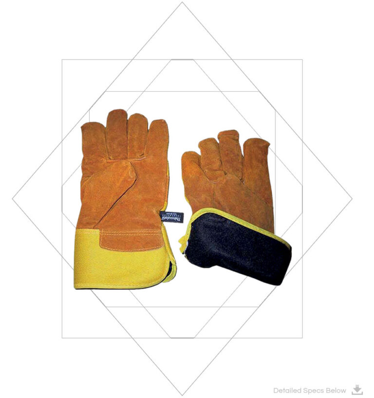 One Piece Cowsplit A-Grade Leather Gloves