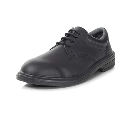 PB34 PERF  Black Executive Gibson Shoes-Moisture Wickling textile, Light weight safety shoes