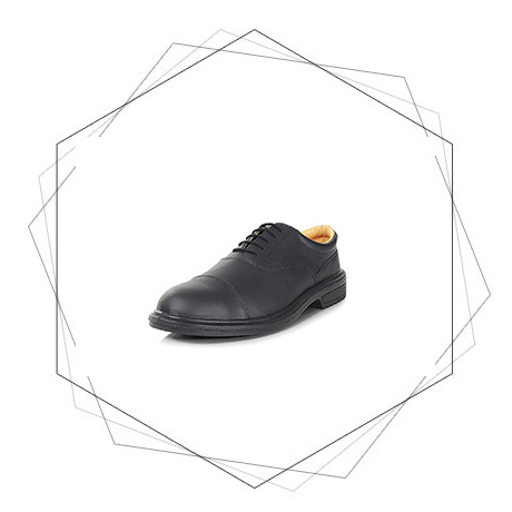  PB61 S2 SRC Leather Lined for Executive Officer site engineer Oxford, shock Absorption safety shoe