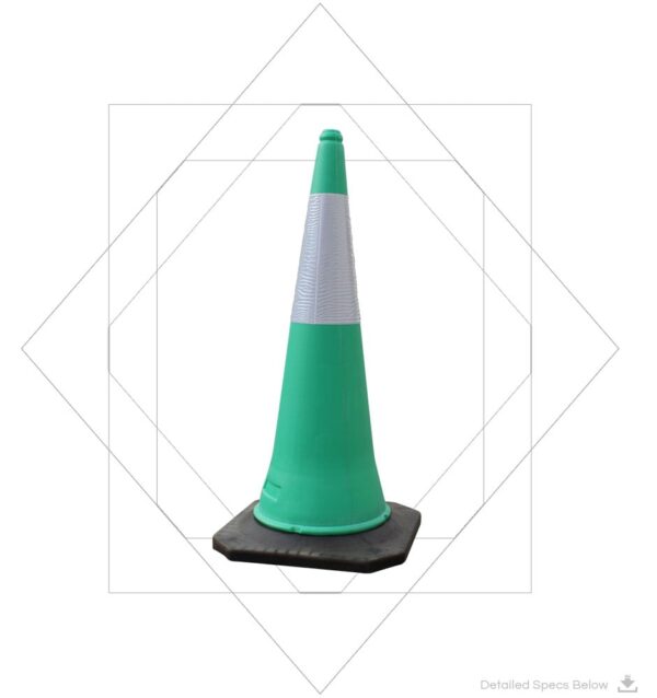 PE Red/Green Virgin Traffic Cone