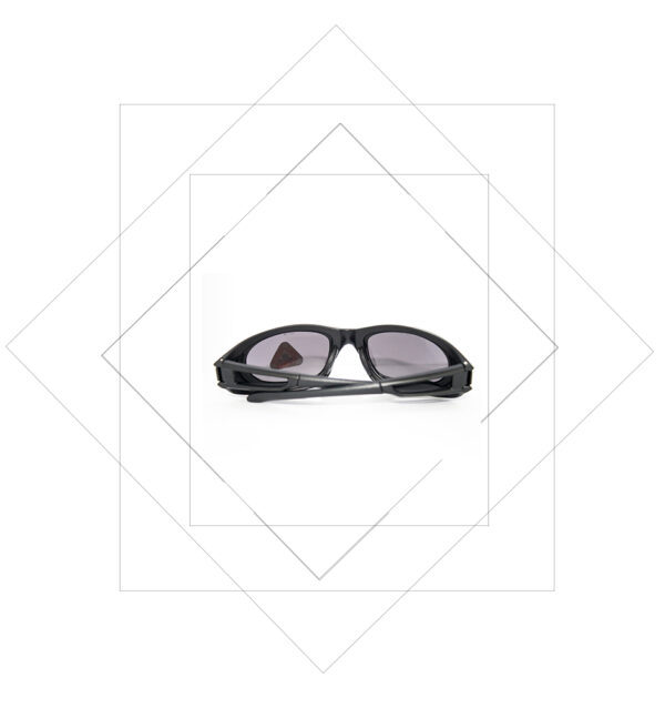 PF509 Black Frame Safety Spectacles-Anti fog safety spectacles with clear lens and smoke lens, brown lens (STEIF PF509)