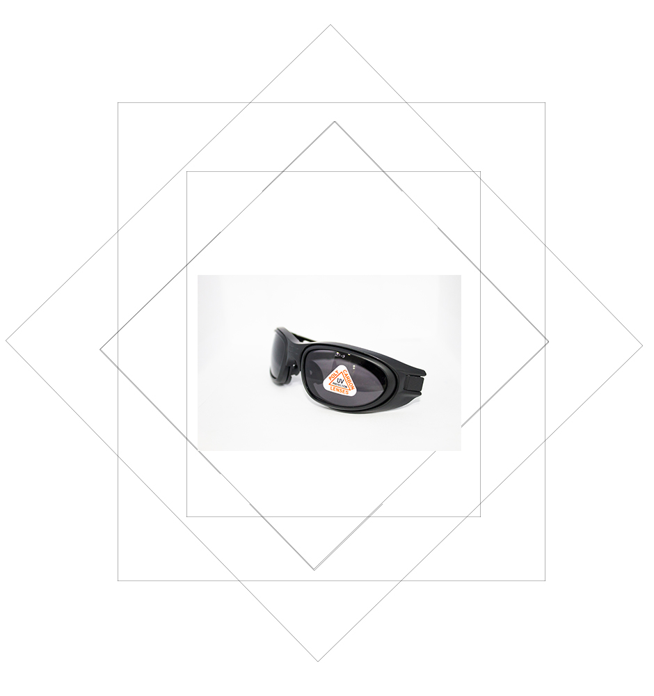 PF509 Black Frame Safety Spectacles-Anti fog safety spectacles with clear lens and smoke lens, brown lens (STEIF PF509)