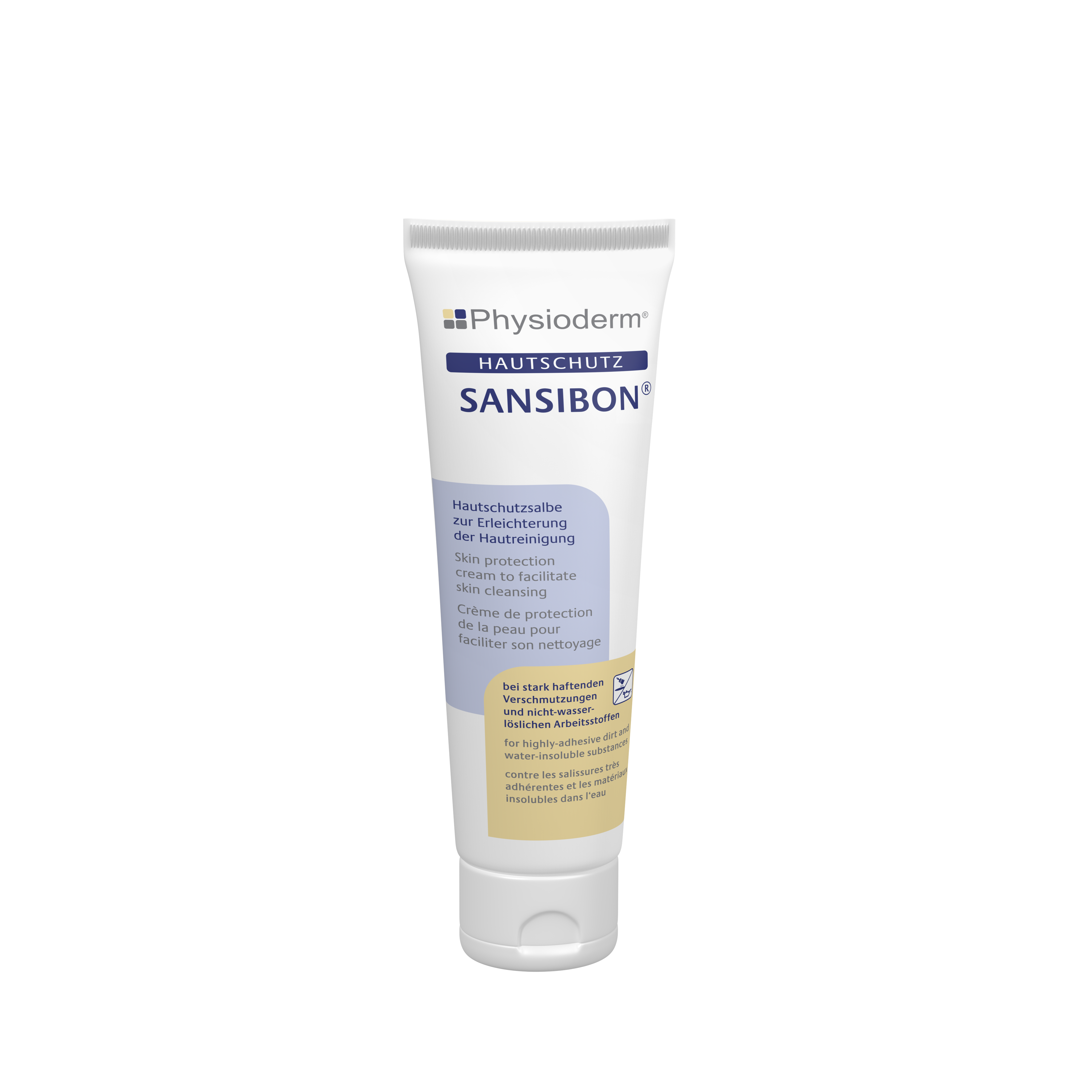 Phyioderm Sansibon 100ML (Heavy Dirt), Highly adhesive dirt, Skin protection